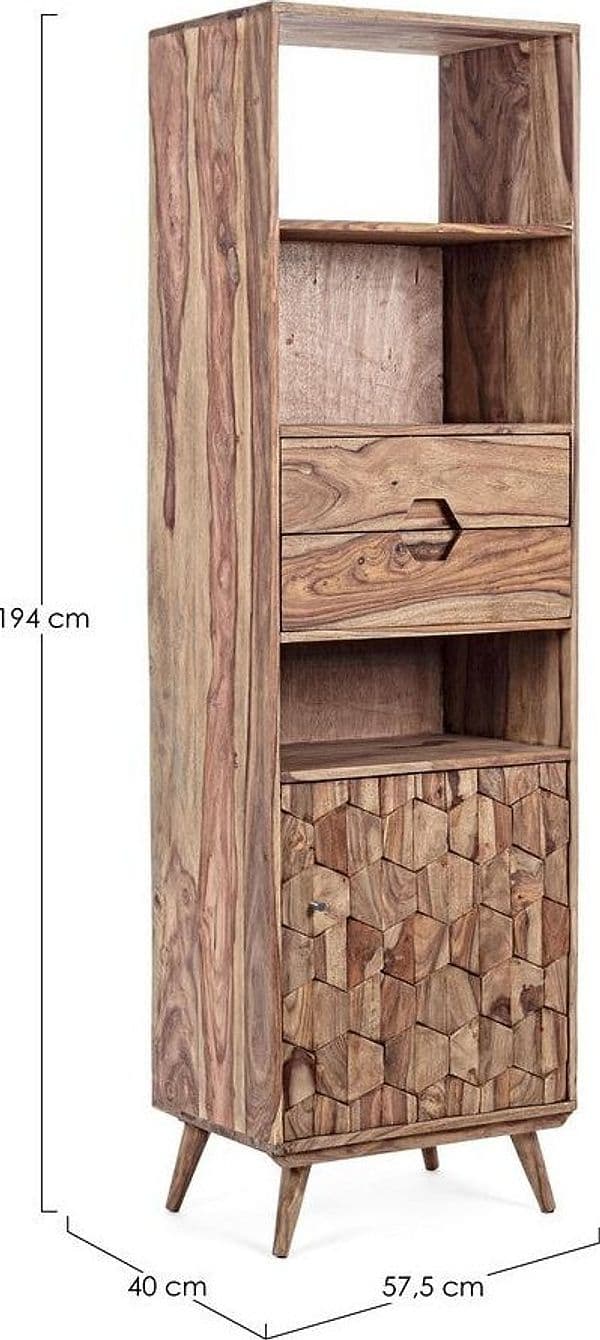 Libreria "Kant" porta oggetti, mobile per interno in Librerie Decor Space - Altamura, commercioVirtuoso.it