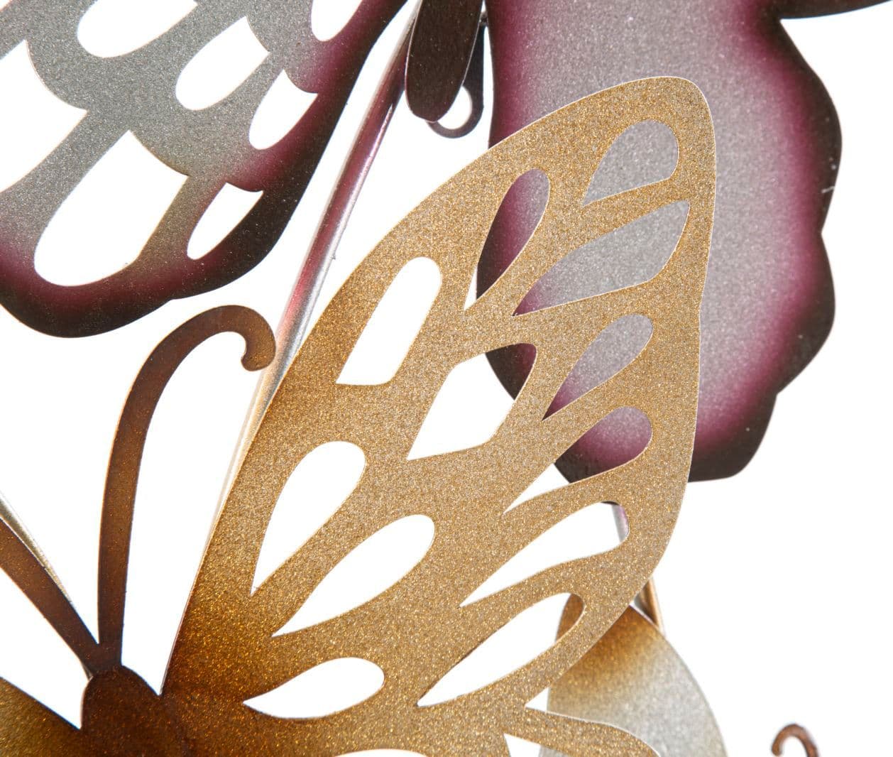 Pannello decorativo farfalle da muro in ferro per decorazioni ambienti in Statue Decor Space - Altamura, commercioVirtuoso.it