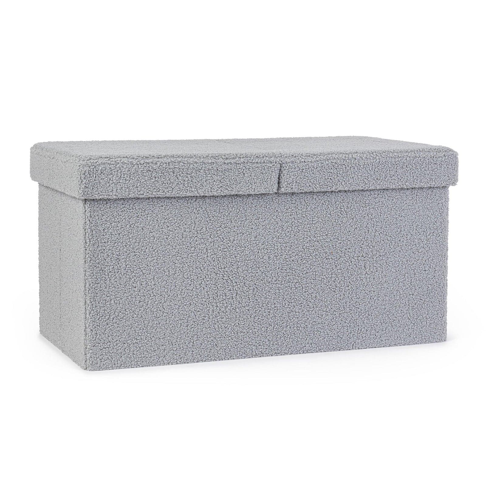 Poltrona Pouf "Joris" per interno, con struttura in mdf in Ottomane e poggiapiedi Decor Space - Altamura, commercioVirtuoso.it