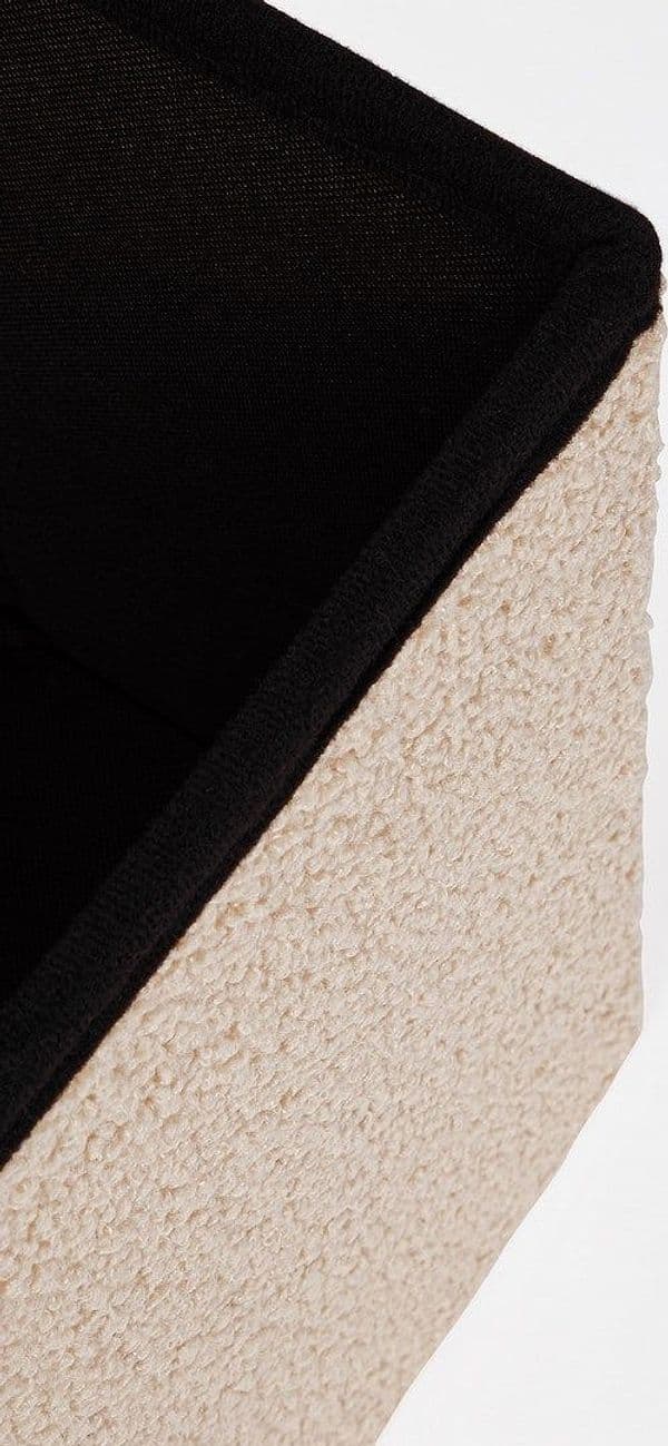 Poltrona Pouf "Joris" per interno, con struttura in mdf in Ottomane e poggiapiedi Decor Space - Altamura, commercioVirtuoso.it