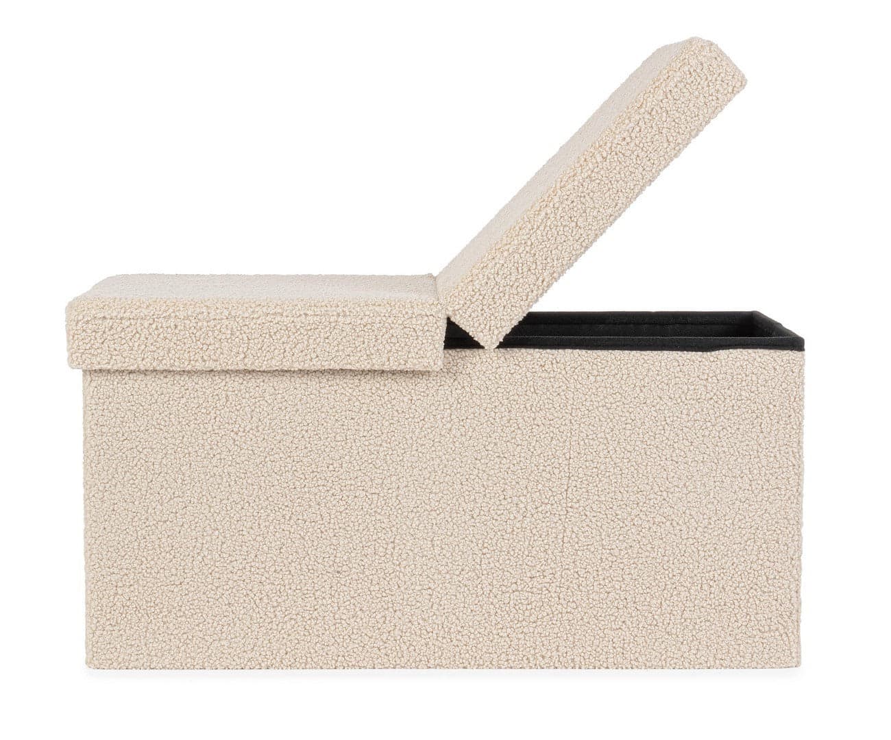 Poltrona Pouf "Joris" per interno, con struttura in mdf in Ottomane e poggiapiedi Decor Space - Altamura, commercioVirtuoso.it