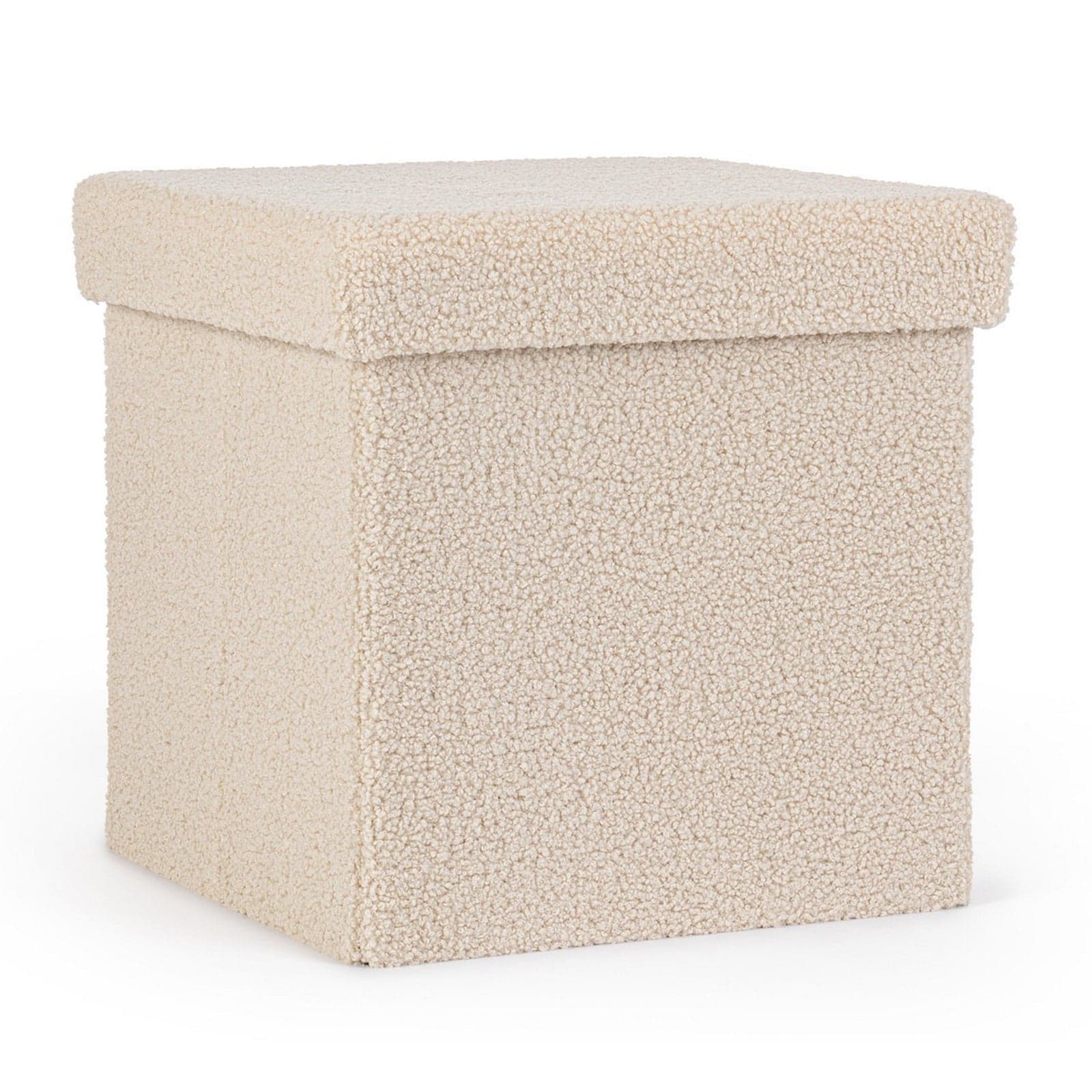 Poltrona Pouf "Joris" per interno, con struttura in mdf in Ottomane e poggiapiedi Decor Space - Altamura, commercioVirtuoso.it