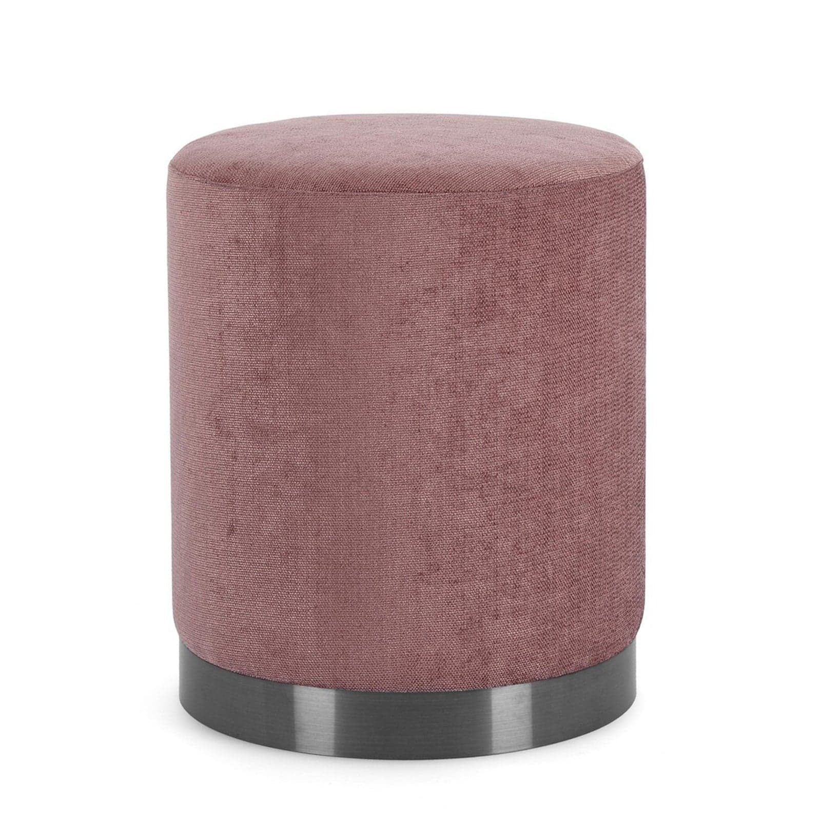 Poltrona Pouf "Ernestine" per interno, con struttura in legno di pino e mdf da Ø35 x 42h cm in Ottomane e poggiapiedi Decor Space - Altamura, commercioVirtuoso.it