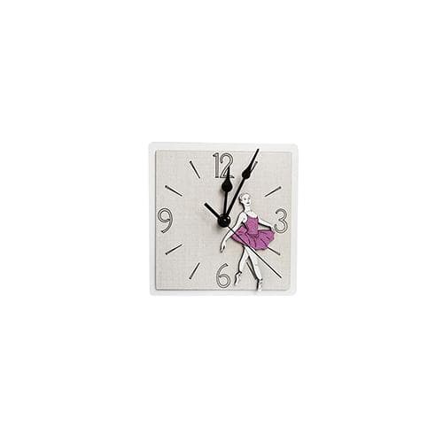 Orologio in legno mdf da appoggio, personalizzabile. Misure cm. 16 x cm. 16 in Orologi da parete Decor Space - Altamura, commercioVirtuoso.it