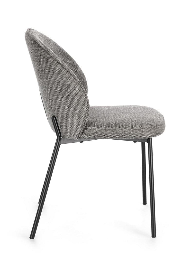 Sedia "Wendy" con struttura in acciaio, per arredo interno 54 x 60 x h 83 cm in Sedie Decor Space - Altamura, commercioVirtuoso.it