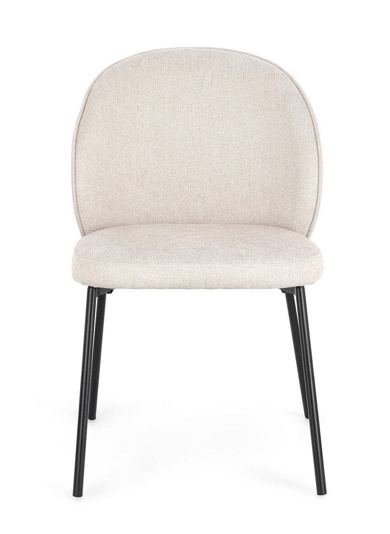 Sedia "Wendy" con struttura in acciaio, per arredo interno 54 x 60 x h 83 cm in Sedie Decor Space - Altamura, commercioVirtuoso.it