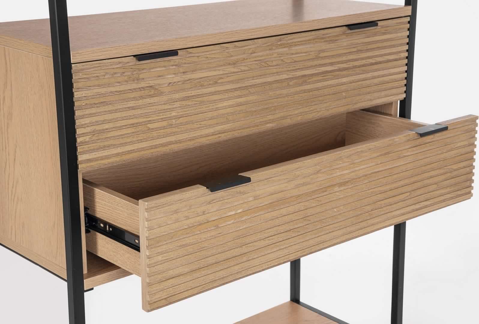 Libreria "Allycia" porta oggetti, mobile per interno in Librerie Decor Space - Altamura, commercioVirtuoso.it