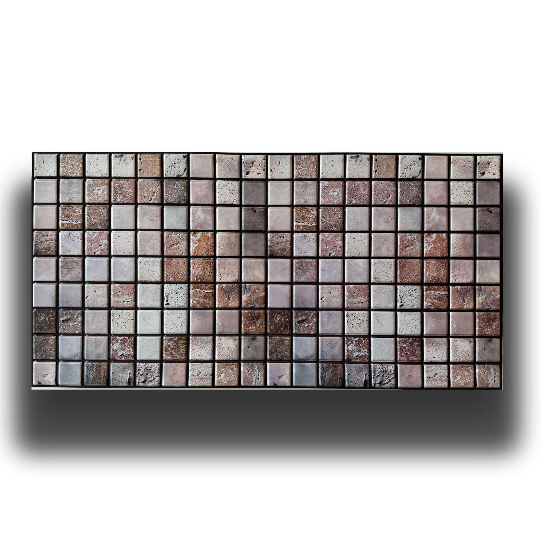 Pannelli 3D Rivestimento a parete in PVC effetto MOSAICO PIETRA 96x48cm Realistici, isolanti, idrorepellenti. in Decorazioni a parete Eternal Parquet - Ariano Irpino, commercioVirtuoso.it