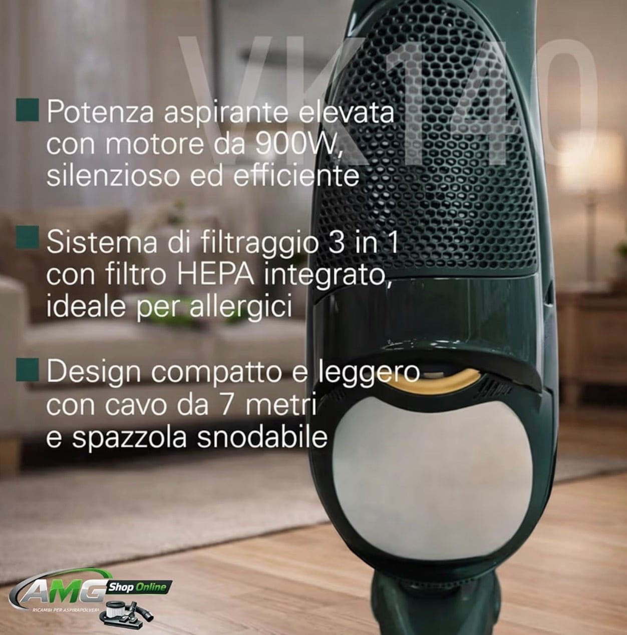 ASPIRAPOLVERE FOLLETTO VK 140 - 5