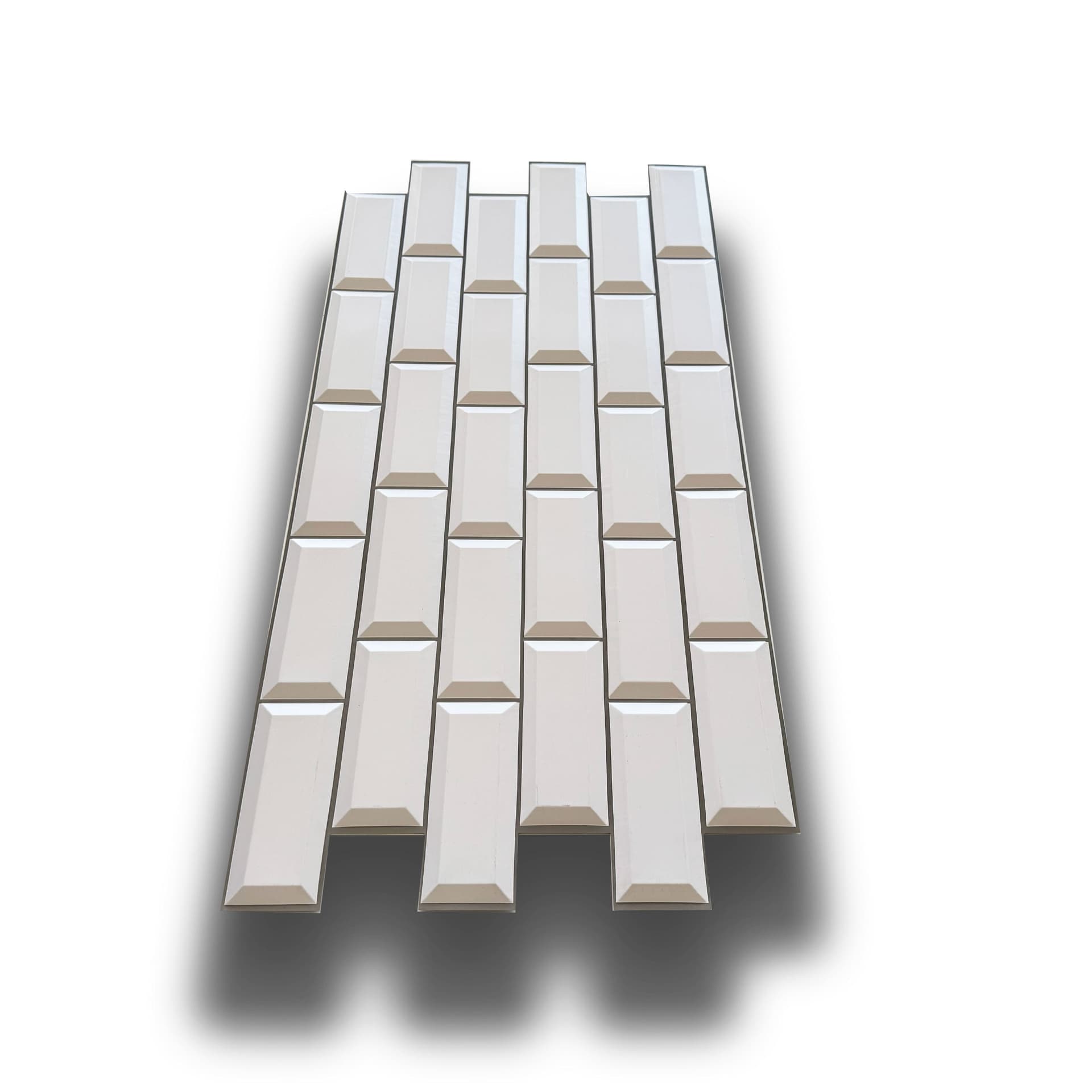 Pannelli 3D Rivestimento a parete in PVC effetto PIASTRELLE FUGATE 96x48cm Realistici, isolanti, idrorepellenti. in Decorazioni a parete Eternal Parquet - Ariano Irpino, commercioVirtuoso.it