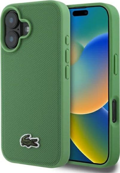 cover lacoste iphone 16 verde magsafe compatibile
