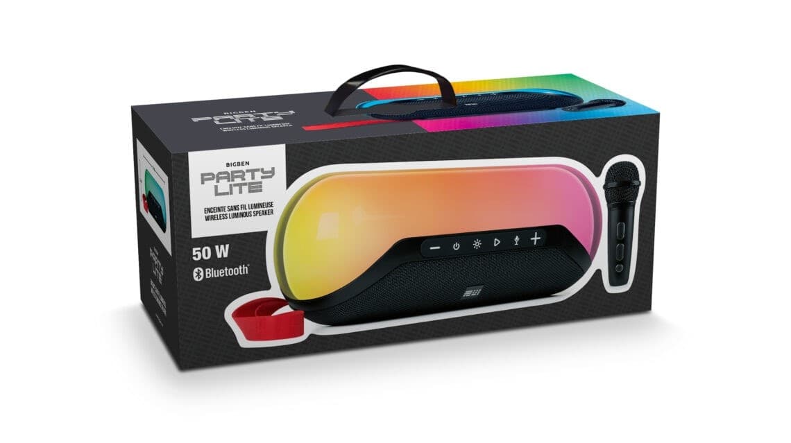 speaker bluetooth luminoso 50w tws multicolor lettore usb equalizzatore microfono senza fili incluso - 7