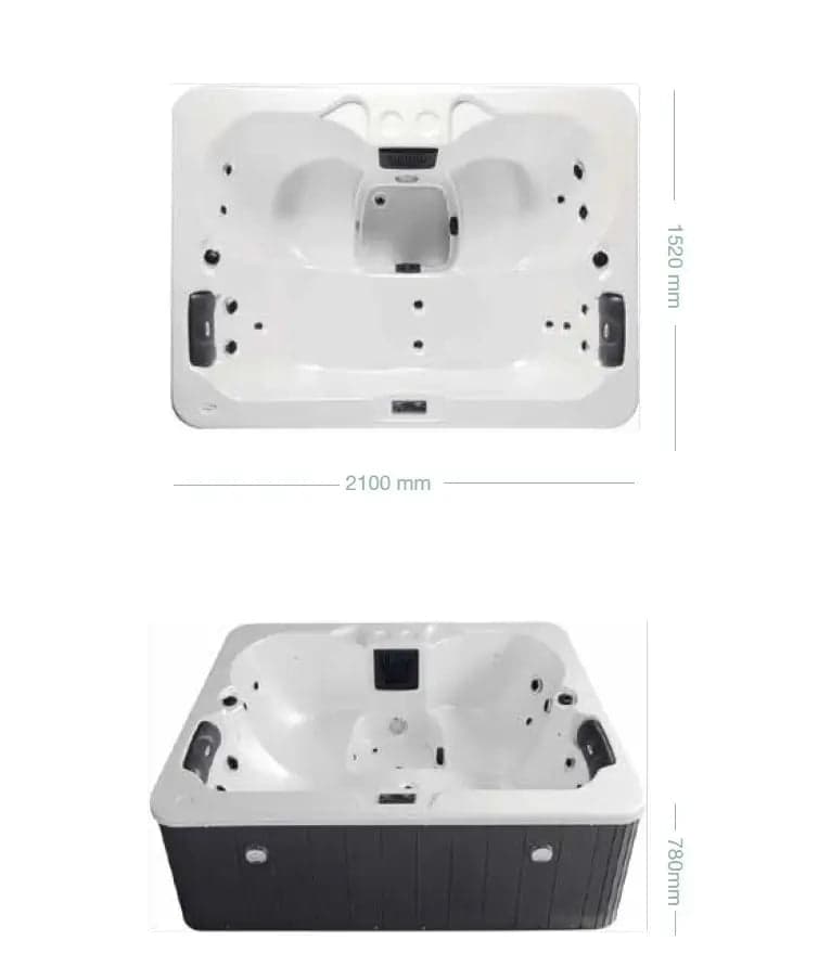 Minipiscina Idromassaggio Con Audio Bluetooth Colacril Sense - 4