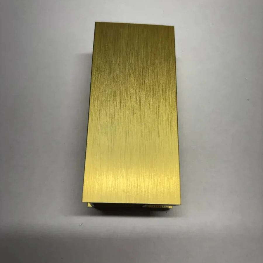 Parete Walk In H200 Anticalcare 8mm Trasparente Profili Oro - 2