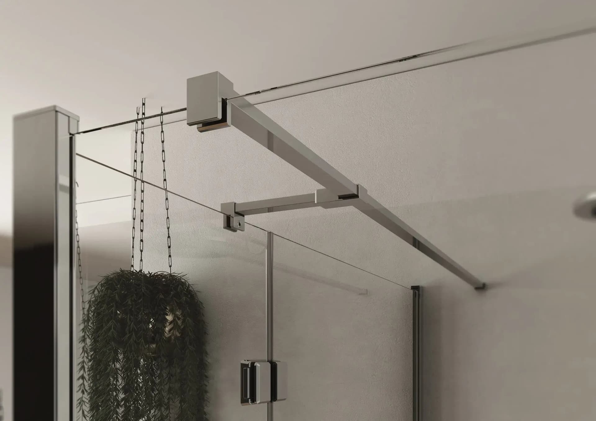 Box Doccia H200 6mm Battente Lato Muro - 2