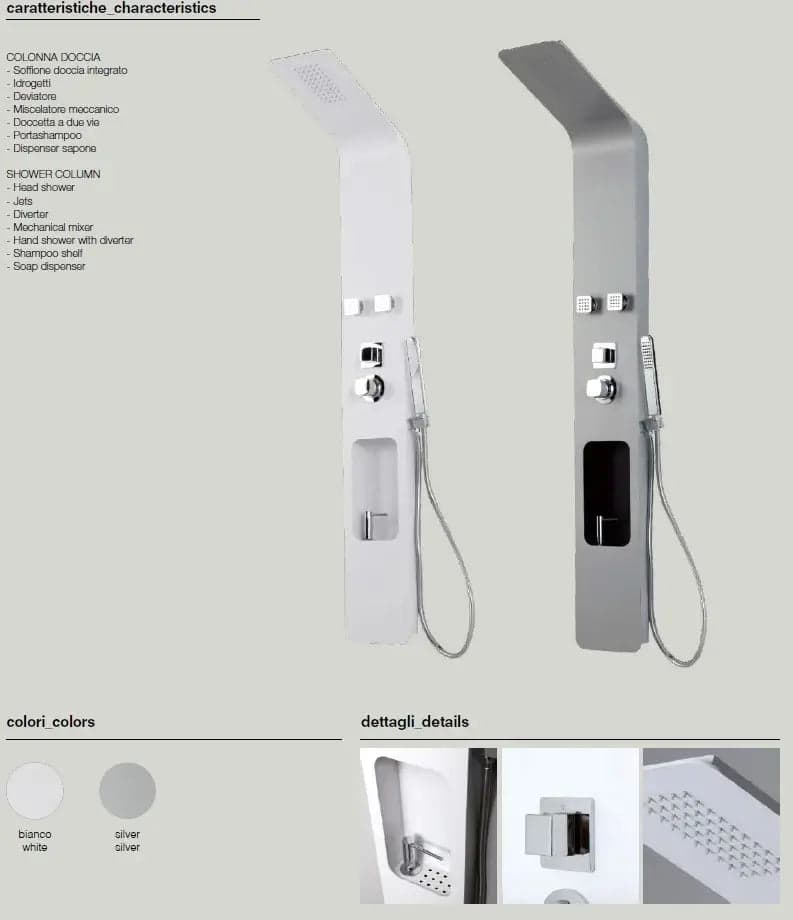 Colonna Doccia Idromassaggio Con Dispenser - Loira - 3