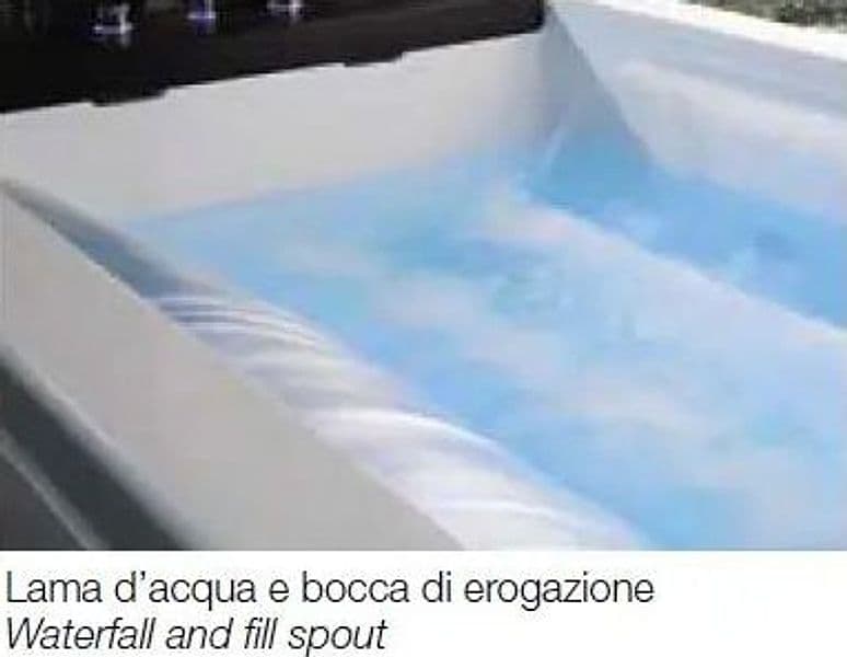 COLACRIL VITTORIA Vasca Idromassaggio Con Doppia Cascata 200x90 - 9