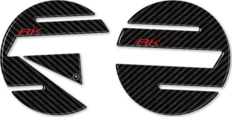2 Adesivi Protezione Carter Resinati Compatibile Scooter Kymco Ak 550 2017-2022 - 3