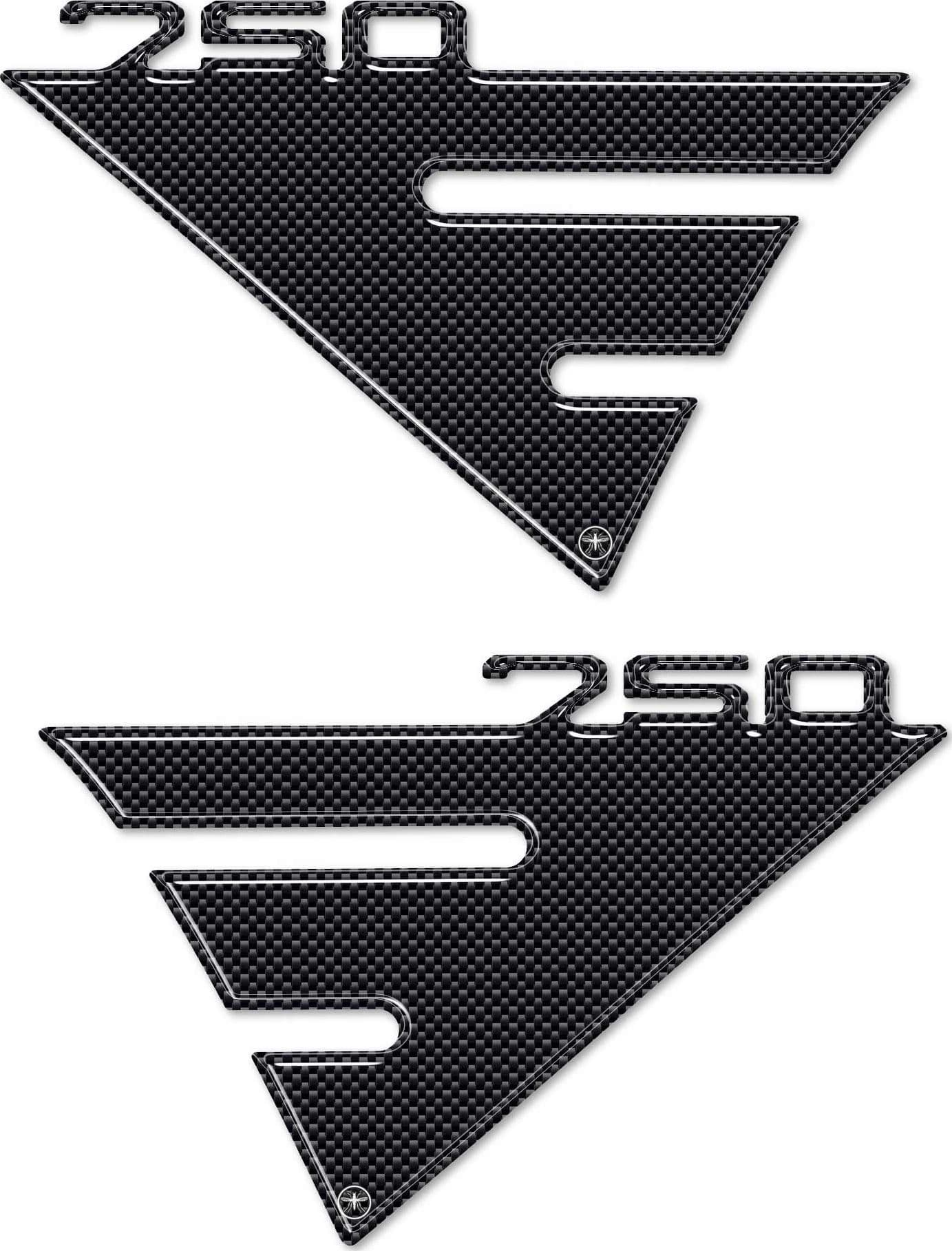 2 Adesivi in resina 3D Protezione Fianchi compatibili per moto Honda Integra 750 - 3