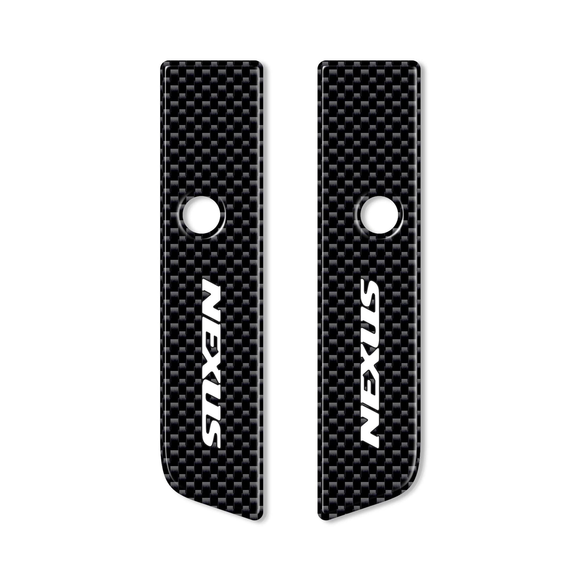 TAPPI SPECCHIETTI 2 ADESIVI RESINATI GEL 3D compatibili per scooter GILERA NEXUS - 7