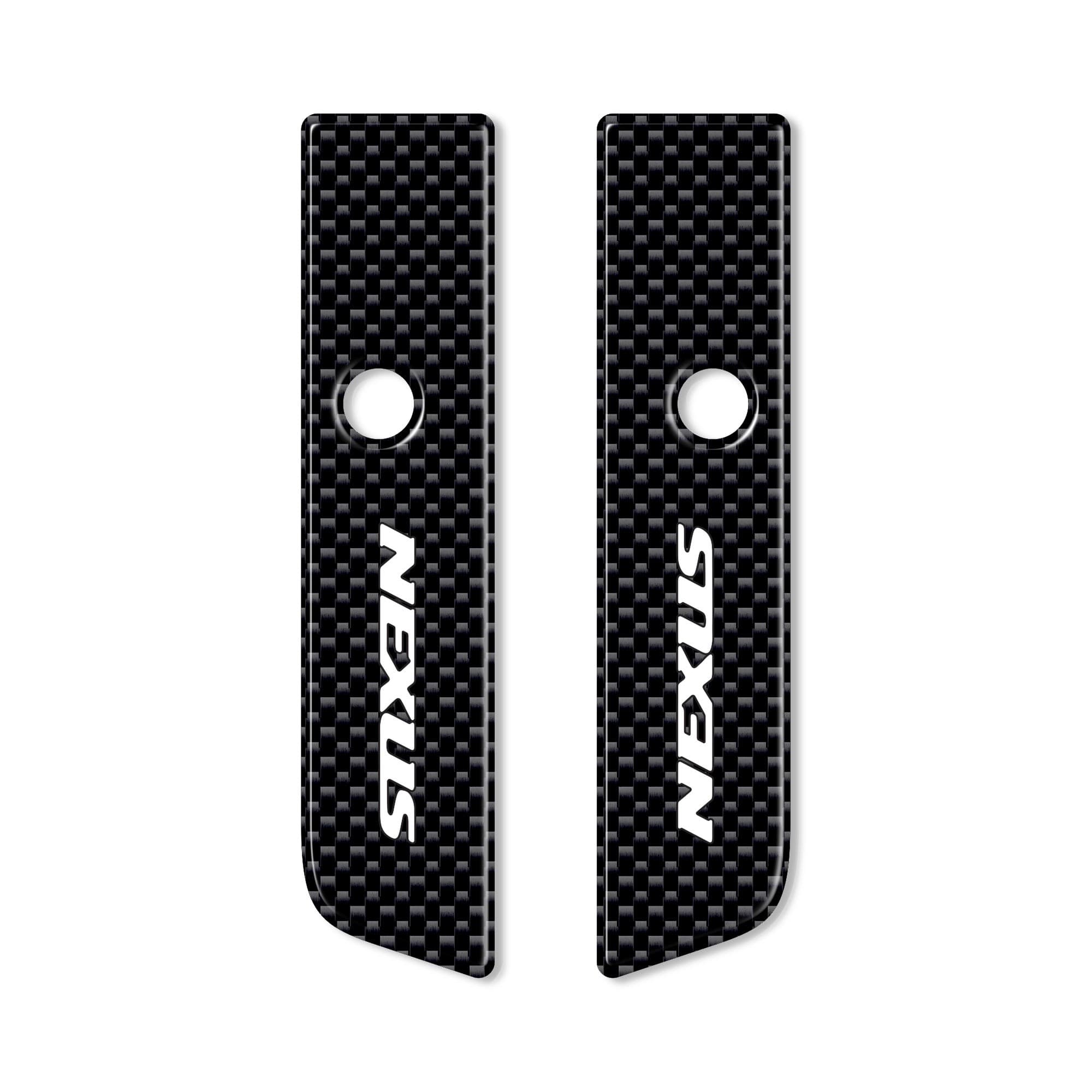 TAPPI SPECCHIETTI 2 ADESIVI RESINATI GEL 3D compatibili per scooter GILERA NEXUS - 7