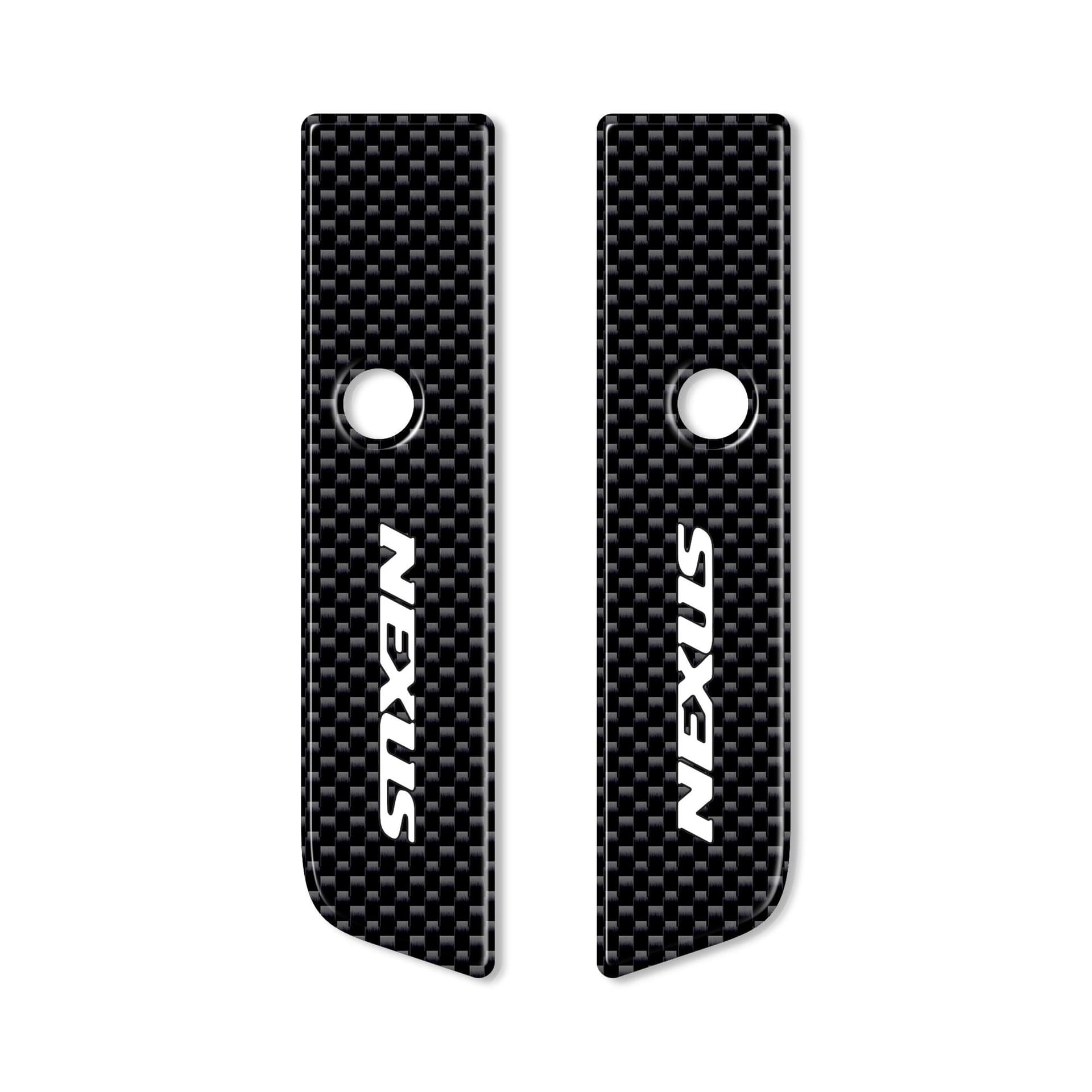 TAPPI SPECCHIETTI 2 ADESIVI RESINATI GEL 3D compatibili per scooter GILERA NEXUS - 3