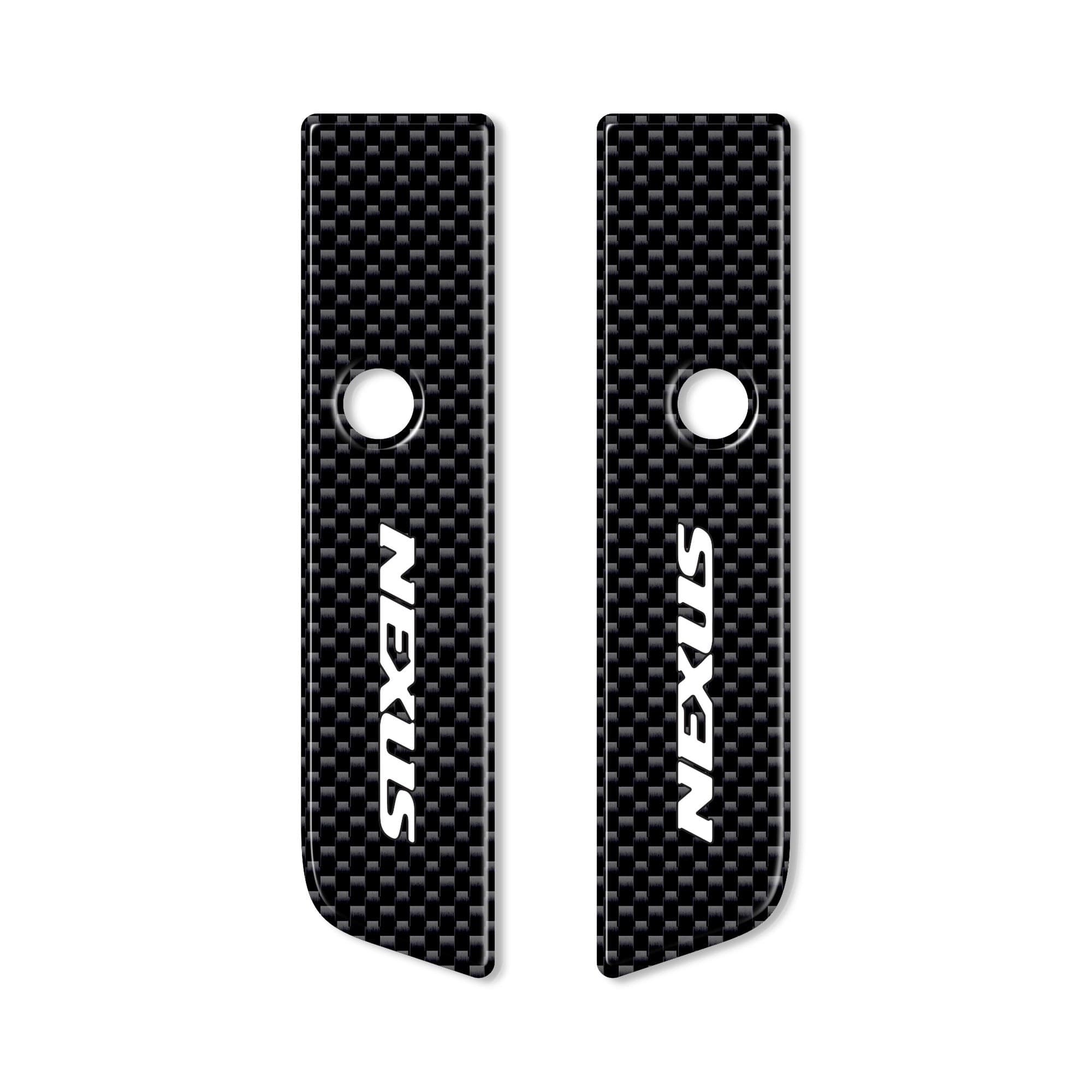 TAPPI SPECCHIETTI 2 ADESIVI RESINATI GEL 3D compatibili per scooter GILERA NEXUS - 3