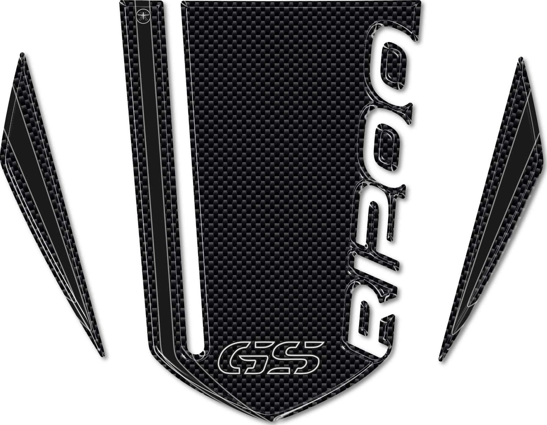 Kit Adesivi 3D Protezione Carbon Puntale compatibile con Bmw Gs R1200 2008-2012 - 3