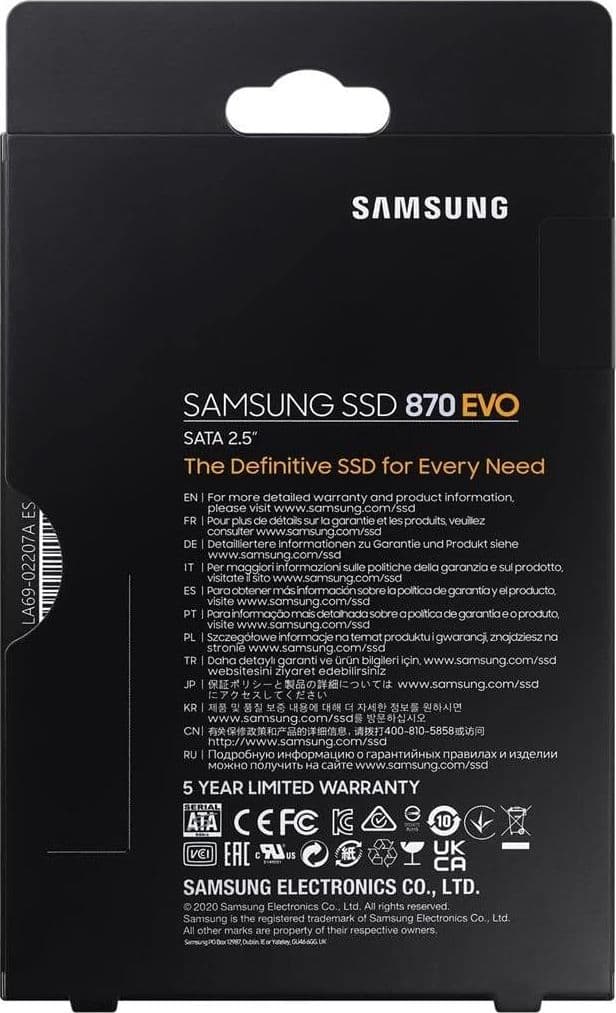 Samsung Ssd 870 Evo Sata 2.5 250Gb Mz-77E250B - 4
