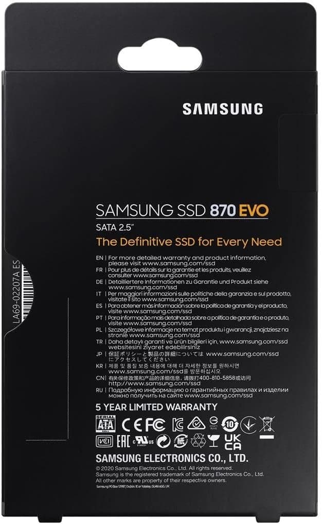 Samsung Ssd 870 Evo Sata 2.5 250Gb Mz-77E250B - 4