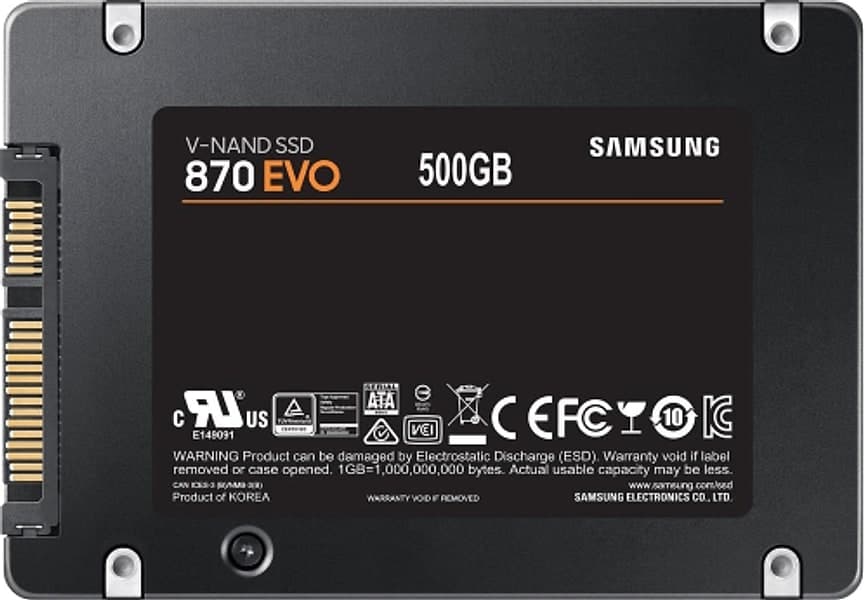 Samsung Ssd 870 Evo Pcle 3.0 Sata 2.5 500Gb Mz-77E500 Usato in  Prezzo Bomba Store - Casalnuovo di Napoli, commercioVirtuoso.it