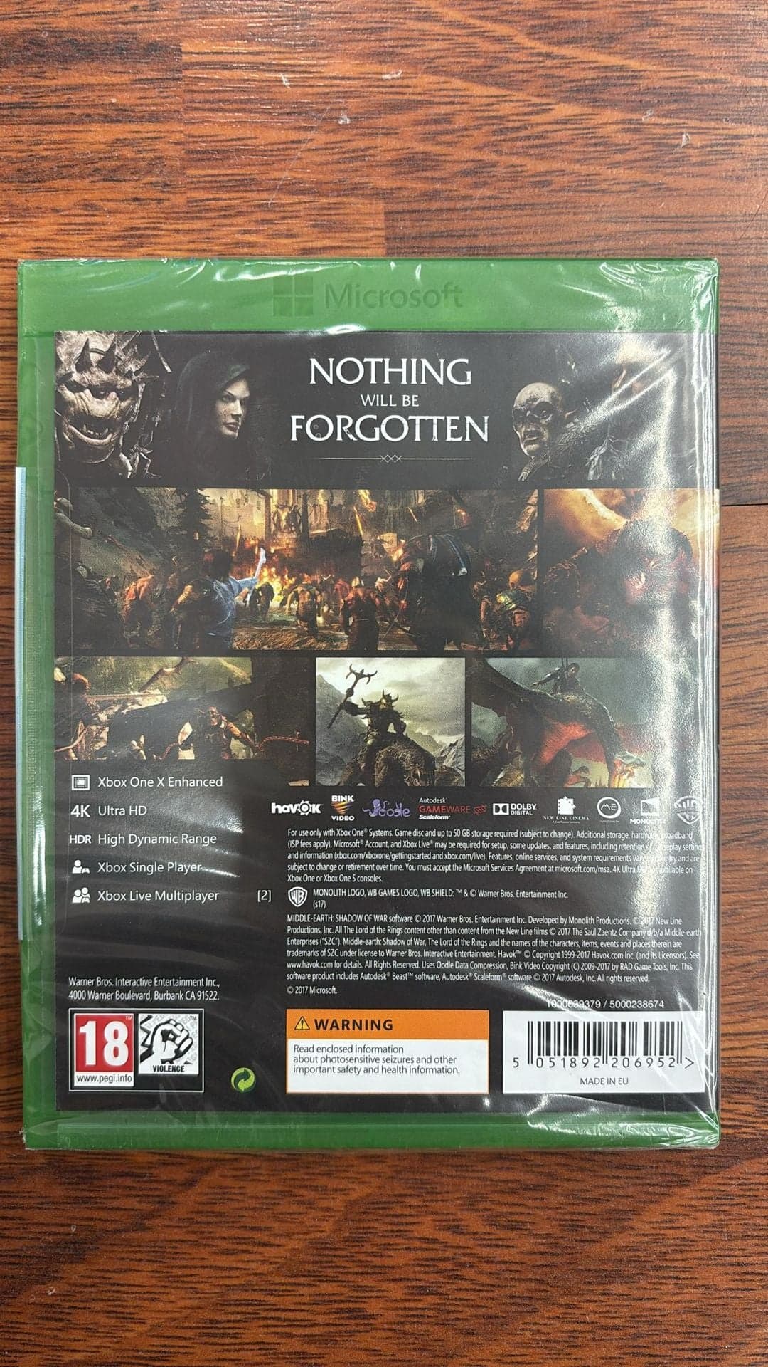 La Terra Di Mezzo L'Ombra Della Guerra (Middle Earth Shadow Of War) Xbox One UK - 3