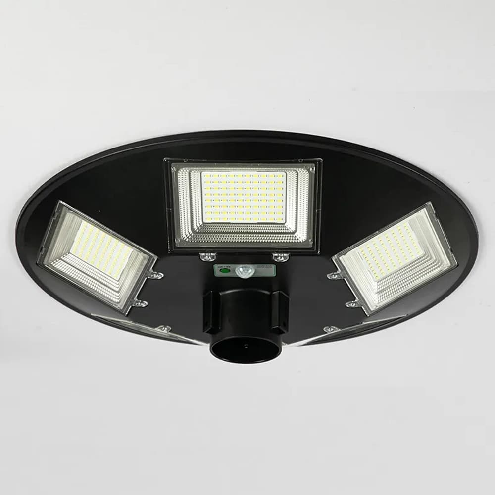 LAMPIONE UFO LED SOLARE 350W SENSORE MOVIMENTO CREPUSCOLARE LUCE FREDDA 6500K IP65 - 7