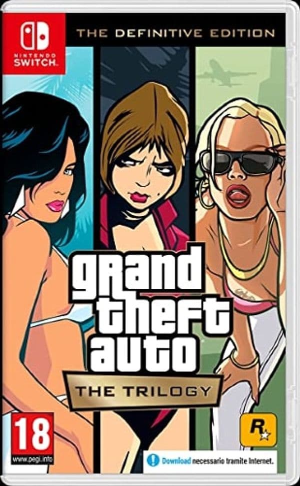 Grand Theft Auto (Gta) The Trilogy The Definitive Edition Switch UK Usato - 2