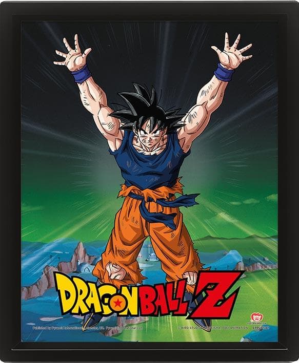 Quadro 3D Lenticular Poster Dragon Ball Z Power Levels Increased - Eppl71381 – Pyramid