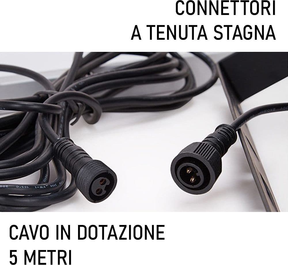FARETTO LED ESTERNO CON PANNELLO ENERGIA SOLARE 800 W BATTERIA 12 ORE FARO IP67 - 14
