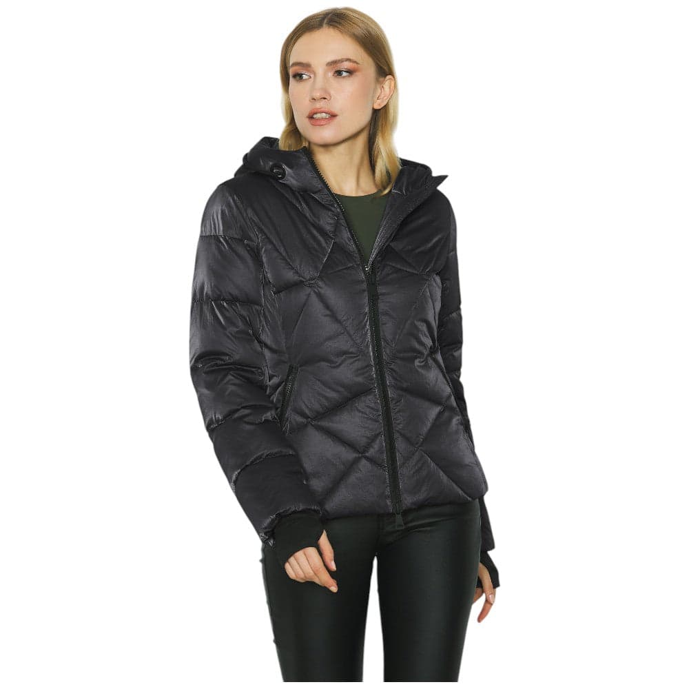 Relish piumino nero con polsini RAIMY RDA2405220020