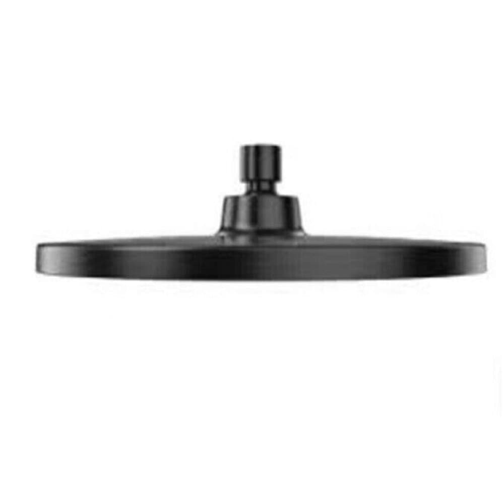 SOFFIONE DOCCIA TONDO NERO 22.5CM IN ABS BAGNO MISCELATORE FILTRO ANTICALCARE 87131 - 3