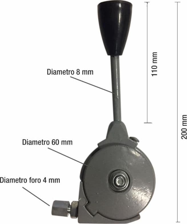 Manettino acceleratore in alluminio sx per trattore - 2