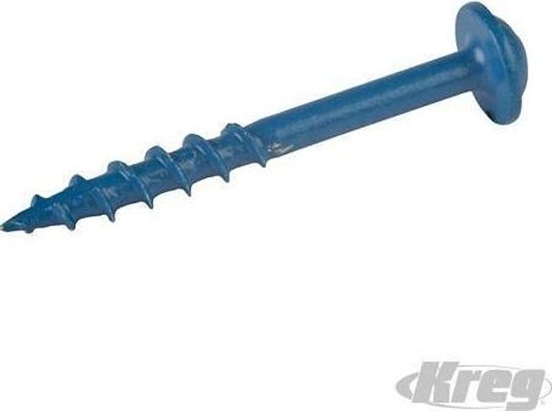 Viti a scomparsa con testa a rondella filettatura grossa Blue-Kote Kreg Kreg Tool