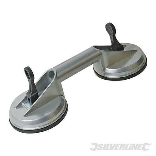 Ventosa in alluminio diametro 115 mm per il trasporto di vetri Prezzo Silverline