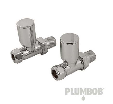 Valvola per radiatore, termoarredo, riscaldato, moderno, dritto, 2 p.zi