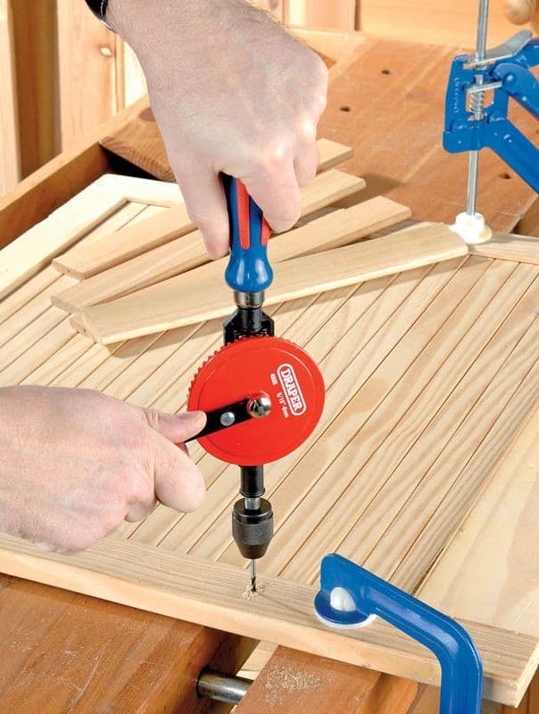 Trapano a mano con doppio pignone mandrino ø 8 mm (5/16") - 3