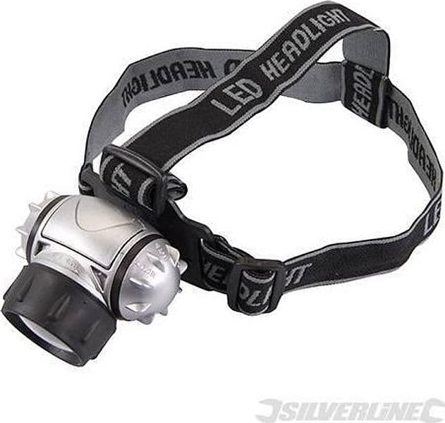 Torcia da testa LED/Krypton due modalità di luce Silverline Prezzo