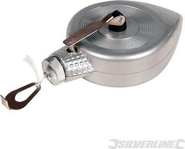 Tracciatore a gesso Silverline con filo da 30 Metri metallo duro Prezzo