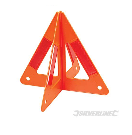 Triangolo di segnalazione di emergenza polipropilene e ABS riflettente