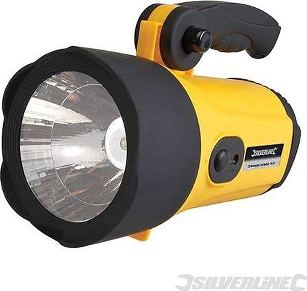 Torcia ricaricabile a LED con batteria agli ioni di litio 1 W Silverline