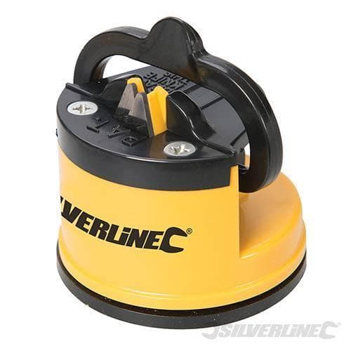 Utensile affilatrice coltelli con base di aspirazione Silverline