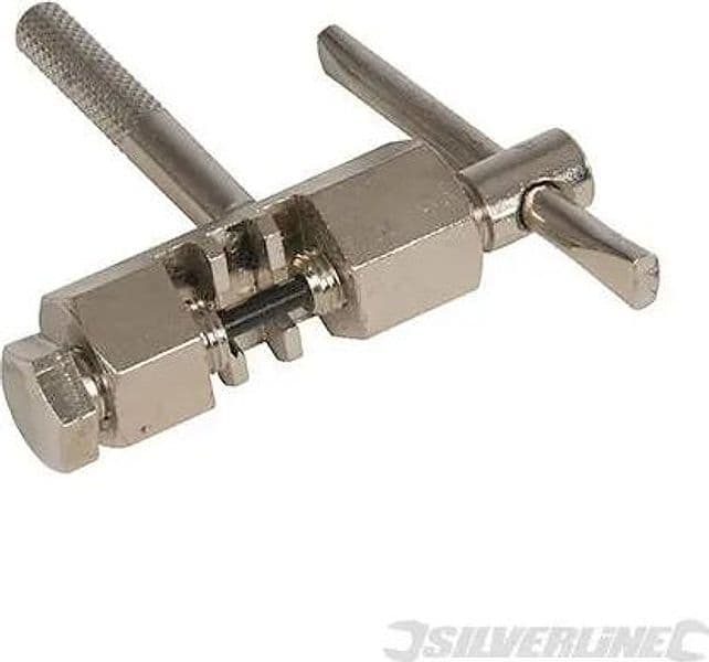 Utensile per catena di bicicletta riparare biciclette regolabile Silverline