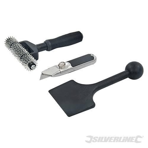 Taglia tappeti set utensili per moquette 3pz taglierino scalpello Prezzo Nuovo